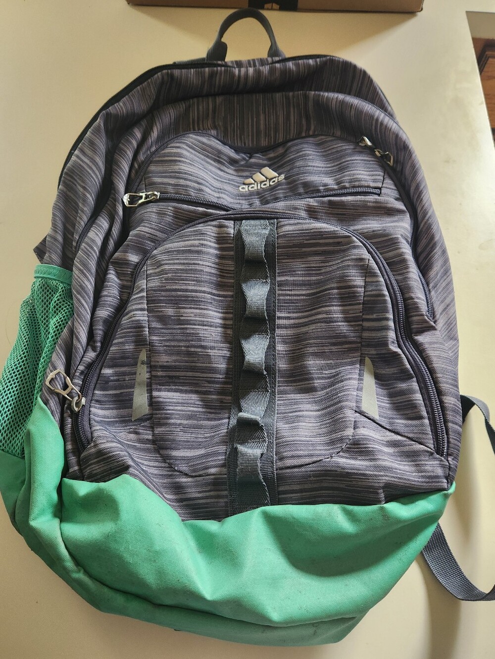 Kids' Adidas Striped Backpack